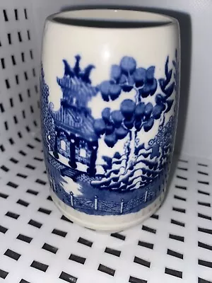 Buy Very Old VASE 5” Willow Pattern Wedgwood Etruria England Collectable Antique • 9£