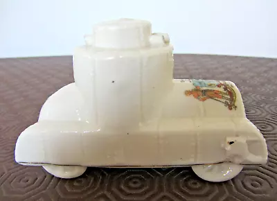 Buy Antique Crested Ware Porcelain Armoured Vehicle, Car, Tank, WW1, Sheffield Crest • 0.99£