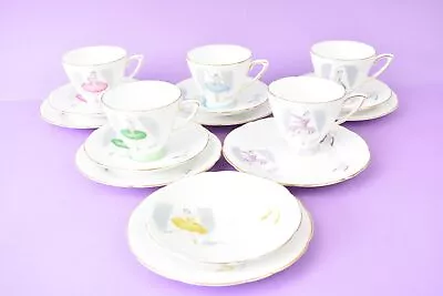 Buy VTG Royal Stafford Ballet Tea Cups Saucers & Side Plates X16 Pieces Bone China • 29.99£