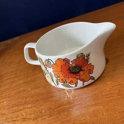 Buy J & G Meakin Jug Poppy Design Sauce Gravy Boat 6.5cm X 11cm • 5.99£