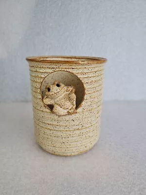 Buy Grayshott Pottery Frog Ribbed Vase • 7.99£