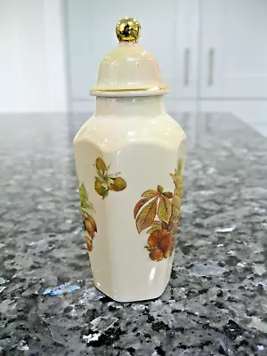 Buy Royal Worcester Palissy Royale Collection Fruit-Small Lidded Vase/Urn -Excellent • 3£