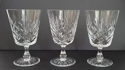 Buy Lovely Set Of 3 X Edinburgh Crystal APPIN White Wine Glasses - 12.5cm - Signed • 19.95£