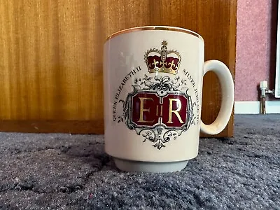 Buy Vintage Queen Elizabeth Ll Commemorate Silver Jubilee Mug Lord Nelson Pottery • 3£