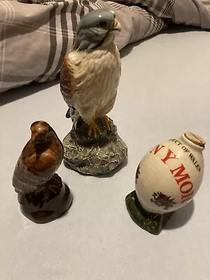 Buy EMPTY BESWICK Beneagles Scotch Whiskey Decanters KESTREL/EAGLE/ Welch Rugby Ball • 19.99£