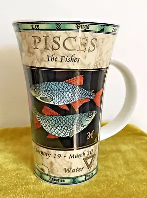 Buy Large Zodiac Pisces Mug - Dunoon, Decorative Collectable Or Tableware VGC • 10£