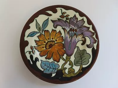 Buy Vintage Dutch Plate Royal Gouda Dora Holland Floral • 20£