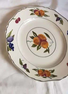 Buy Shancock & Sons Corona Ware  Dinner Plate Hand Painted Fruit Design No:1 • 4£