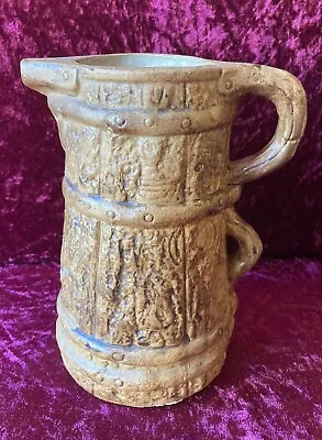 Buy  Collectible Vintage Hillstonia Two Handled Pottery Jug Pitcher  • 18£