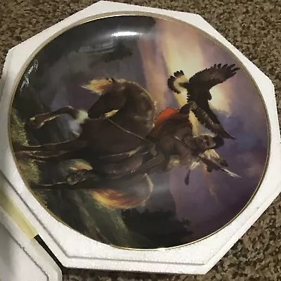 Buy Fine Porcelain Plate. Spirit Of The East Wind From Franklin Mint Heirloom 1460 • 8.50£