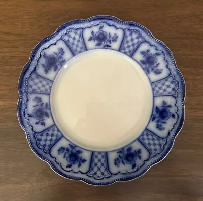 Buy Antique W.H. Grindley  Melbourne  Pattern Flow Blue 7 7/8” Salad Dessert Plate • 32.61£