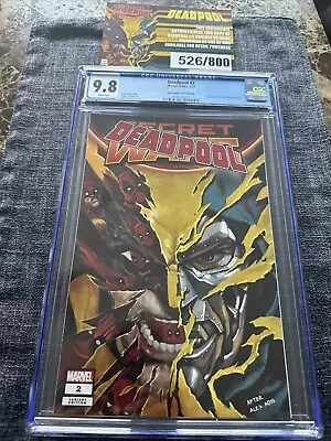 Buy Deadpool #2 Cgc 9.8 Skan Srisuwan Secret Wars 5 Variant • 66£