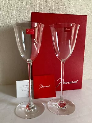 Buy Baccarat Crystal  Wine Glass  Fiora Set New With Box • 121.14£