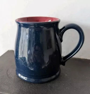 Buy Denby Harlequin Tudor Mug Blue Red Speckled Tankard Coffee Cup • 9.99£