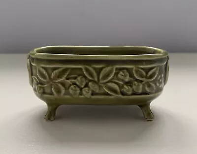 Buy Holkham Pottery Miniature, Green Glazed Trough • 10£