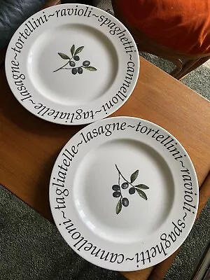 Buy Creative Tableware Italian Dinner Plates X 2, 10.5” • 20£
