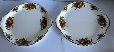 Buy Royal Albert Old Country Roses – 2 X Cake Plates • 10£