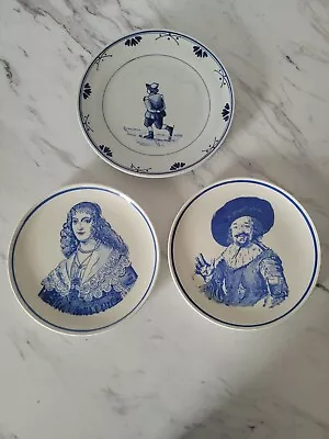 Buy 3 X DELFT Wall Hanging Plates • 14.99£