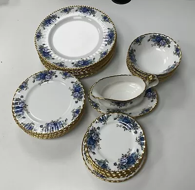 Buy Royal Albert Moonlight Rose Antique Bone China Dinner Ware 32 Piece Set • 36£