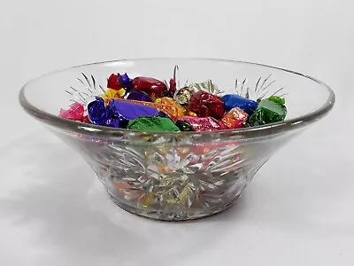 Buy Vintage Cut Glass Serving Bowl • 9.99£