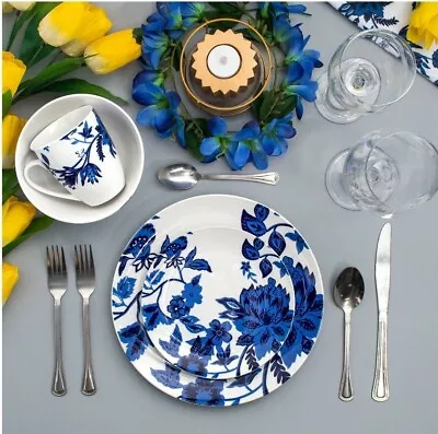 Buy Blue Floral Dinnerware Variety To Choose • 25.15£