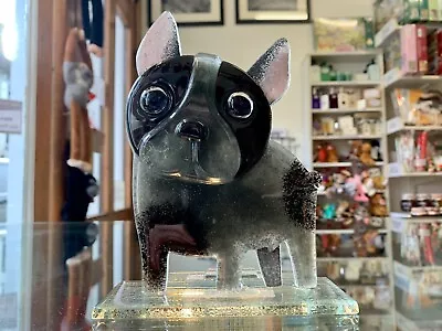 Buy Fused Glass Ornament French Bulldog Brindle - Nobilé Glassware - 2006-19 • 39.99£