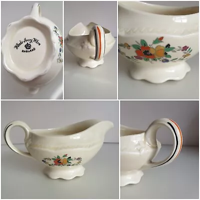 Buy Vintage Woods Ivory Ware Art Deco Milk Cream Jug - Flowers🌸 💐 • 9.99£