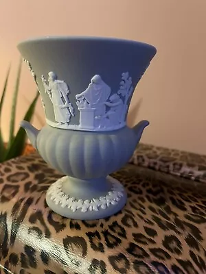 Buy Wedgwood Jasperware Grey Vase  Grecian Urn Rare 3.5inch • 10£