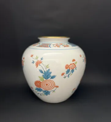 Buy Vintage Noritake Japan Vase White Floral Hand Painted Art Porcelain 7.25 Inch • 20.88£