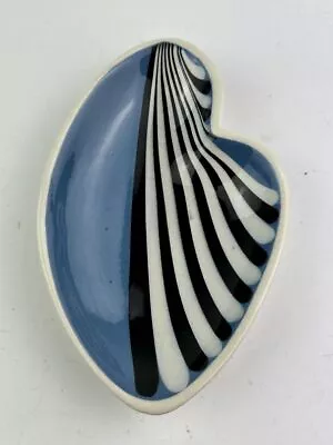 Buy Hornsea John Clappison Wing-shaped Dish, Blue, Black & White, Circa 1950s, 14... • 35£