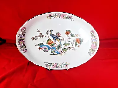 Buy Wedgewood Oval Plate Kutani Crane 9.5 Inches By 6.5 Inches • 14.99£