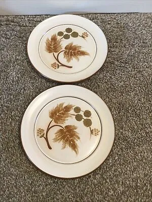 Buy 2 X Vintage Denby Stoneware Design Cotswold Side Plates 8 Inches Across • 7£