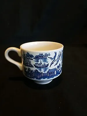 Buy Churchill England  Willow  Pattern Dinnerware, Teacup, Blue, 4.5  W W/Handle • 16.77£