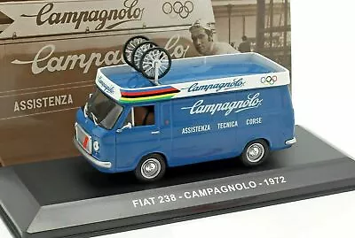 Buy FIAT 238 1972 VAN 1:43 Scale Cycling Team Car Model Diecast Metal Miniature • 14.85£