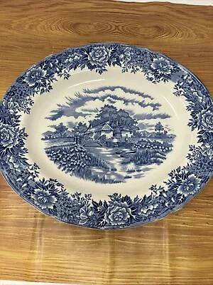 Buy English Village Salem England Platter Plate 12 Inch Ironstone Vintage • 8.50£