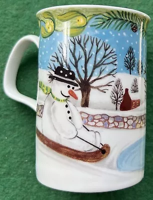 Buy Mr. Snowy Christmas Mug By Roy Kirkham China, England, Dated 2000 • 8.55£