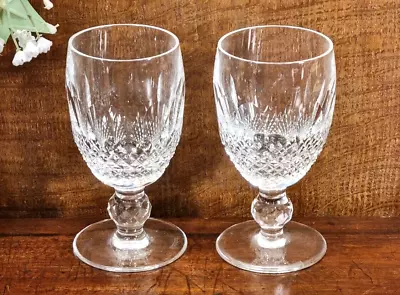 Buy EXC. Waterford Crystal  COLLEEN  SET 2 SHERRY/PORT/SHOT GLASSES - 11.2cm/4 3/8  • 23.95£