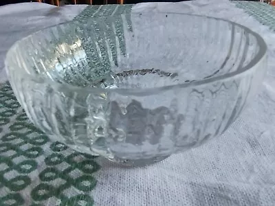 Buy Vintage Rosenthal Studio Line Glass Bowl Textured • 12.99£