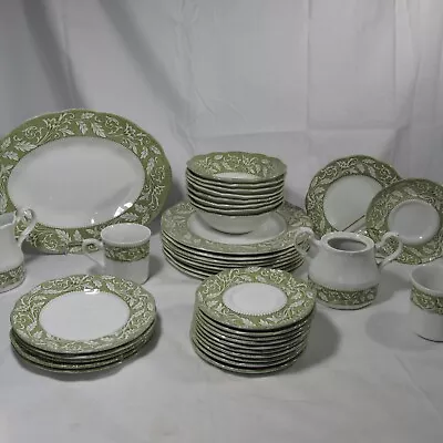 Buy J&G Meakin - English Staffordshire Sterling - Green Renaissance - Pick Your Dish • 4.62£