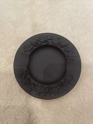 Buy WEDGEWOOD 1960's (Jasper Ware ) BLACK ASHTRAY • 20£