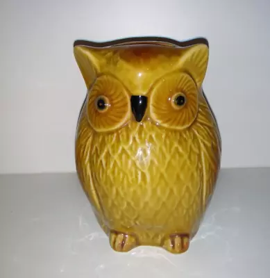 Buy Vintage Pottery Owl  Money Box Money Bank  1970'S • 4.99£