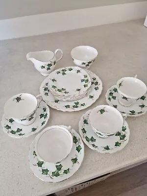 Buy Colclough Bone China Tea Set, Including Cups Milk Jug And Sugar Dish • 3.20£