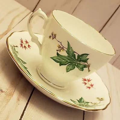 Buy Vintage Royal Vale Bone China Tea Cup & Saucer, Yellow Flowers, Made In England • 21.43£