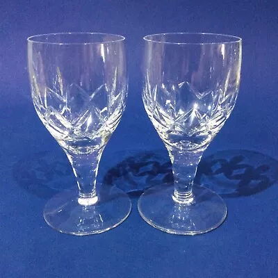 Buy Stuart Crystal “ Carlingford “ 2 X Sherry / Port Glasses • 7.95£