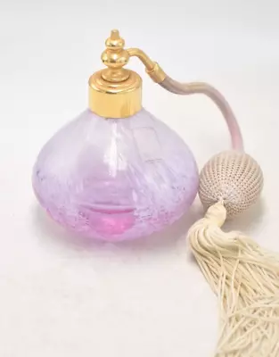 Buy Caithness Glass Fragrance Perfume Bottle Atomiser Purple & White Swirl • 14.95£