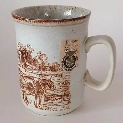 Buy Dunoon Ceramic Stoneware Mug Country Harvest Cream & Brown Vintage Birthday Gift • 14.95£