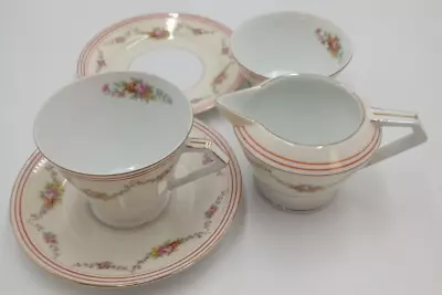 Buy Noritake Floral Garland Pattern 5 Piece Tea Set For One (no Teapot)   K12 • 12.99£