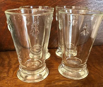 Buy 4 La Rochere Paris Musee Napoleon Bee Glass 10 Oz Ice Tea Tumblers France • 23.29£