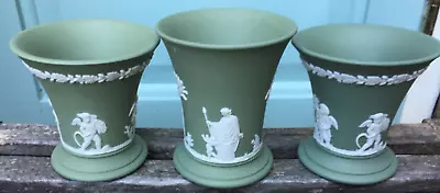 Buy Wedgwood Jasperware (sage Green) Vases • 10£