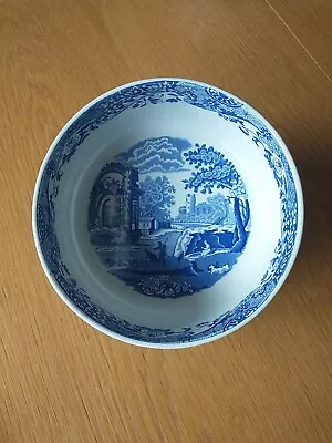 Buy SPODE BLUE ITALIAN OVEN TO TABLEWARE, SOUFFLE DISH BOWL 185mm • 15£